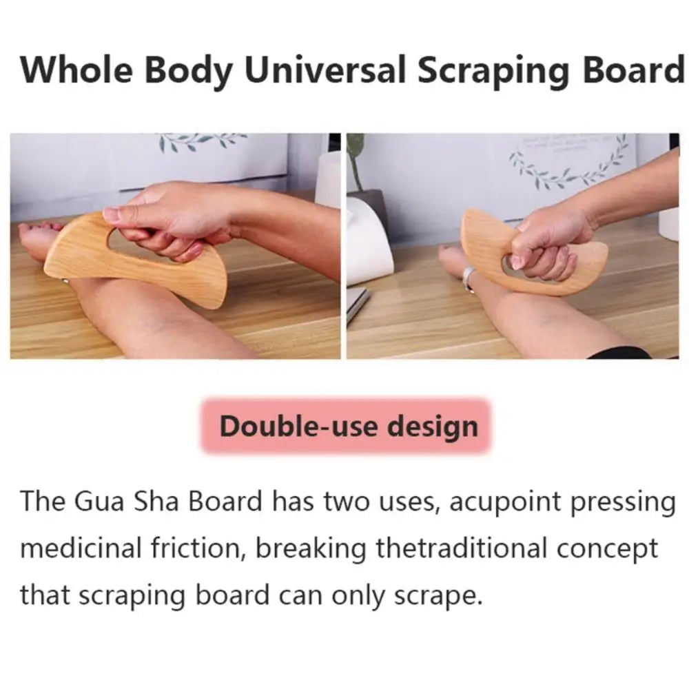 Wooden Gua Sha Tool for Effective Body Massage - Smarsty