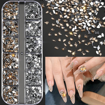 Ocean Gold Nail Art Charms for Stunning Manicure - Smarsty