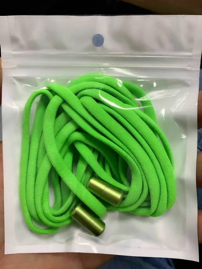 1Pair Elastic Lazy Shoelaces No Tie Shoe Laces Sneakers Flats Shoelaces for Kids Adult Quick Shoelace Fit All Shoes - Smarsty