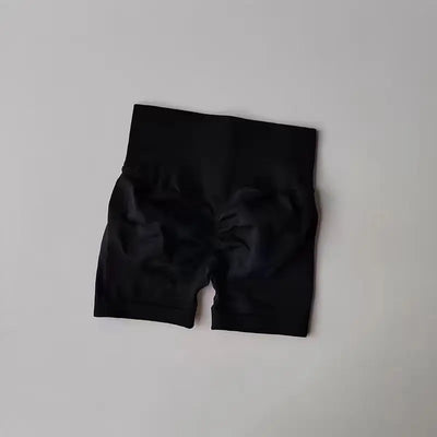 Summer High-Waist Women's Yoga Shorts Breathable Fitness Butt Lift Sports Running Shorts Cycling Push-Up Workout Gym Shorts - Smarsty