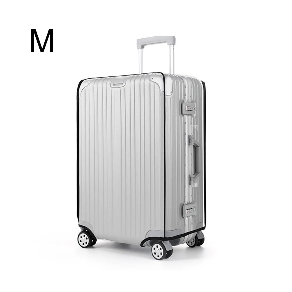 Transparent Pvc Luggage Protective Cover Wheeled Luggage Protective Cover Wear-Resistant Outer Cover Transparent Protective - Smarsty