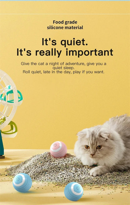 Interactive Electric Cat Ball Toy for Engaging Play - Smarsty