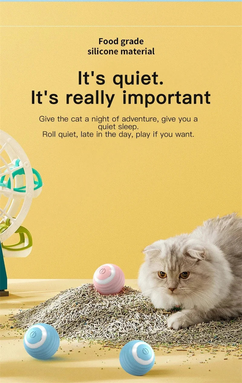 Interactive Electric Cat Ball Toy for Engaging Play - Smarsty