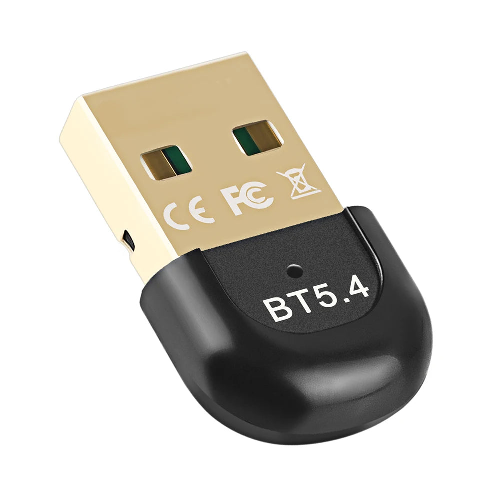 Bluetooth Adapter for PC USB Bluetooth 5.4 Dongle Bluetooth Receiver for Speaker Wireless Mouse Keyboard Music Audio Transmitter