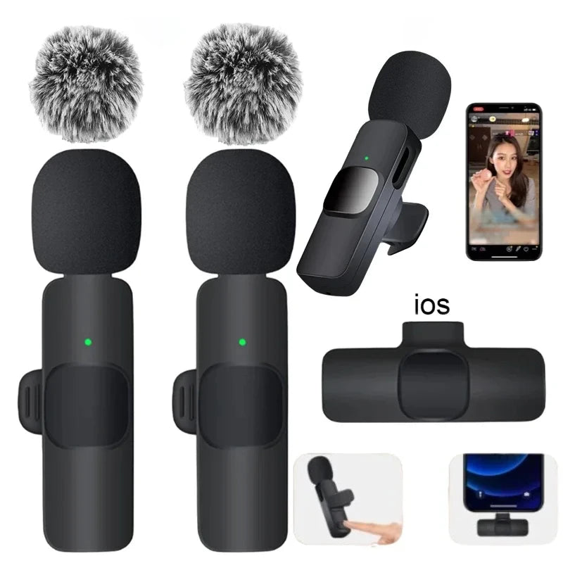 Basix Wireless Lavalier Microphone for iPhone Vlogging - Smarsty