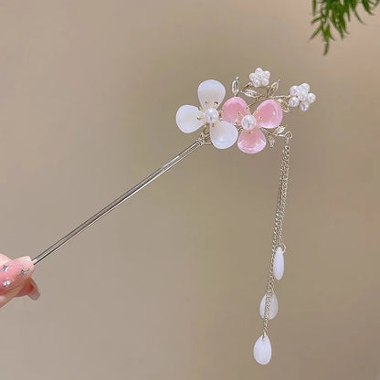 Elegant Flower Tassel Hair Clip for Women - Smarsty