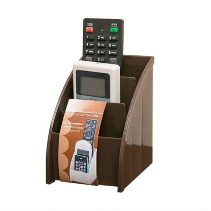 1PC Remote Control Storage Holder Desktop Case Box Organiser Mobile Phone Stand Home Decor by Smarsty