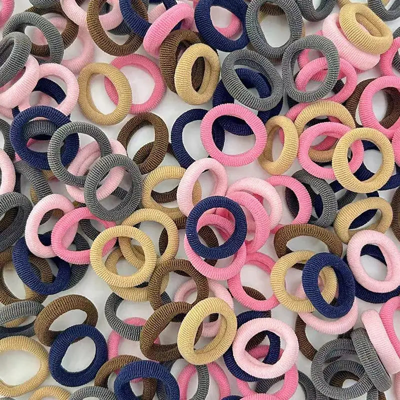 Colorful Nylon Hair Bands For Girls Elastic Gentle Hold - Smarsty