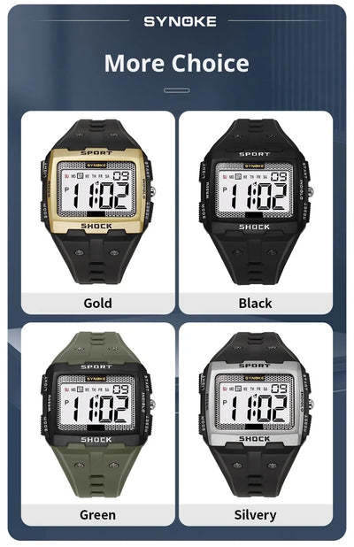 SYNOKE Waterproof Sports Watch with Night Glow Feature - Smarsty