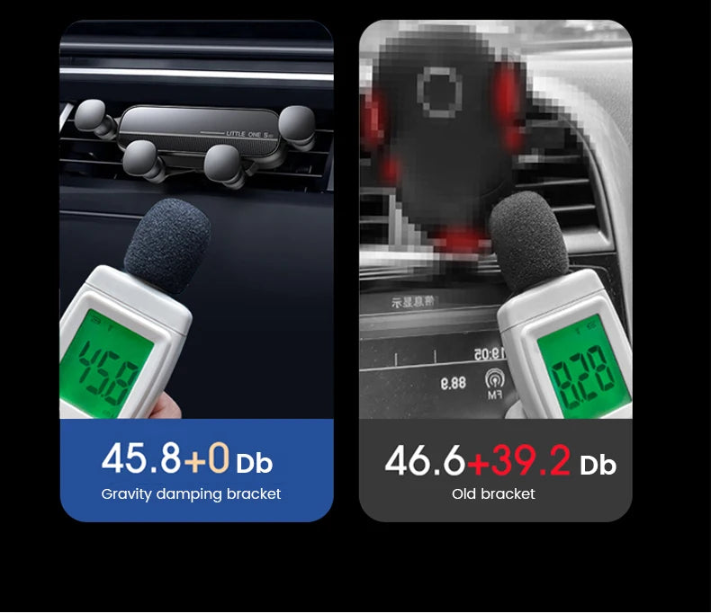 Gravity Car Phone Holder Air Vent Mount For Universal Fit - Smarsty