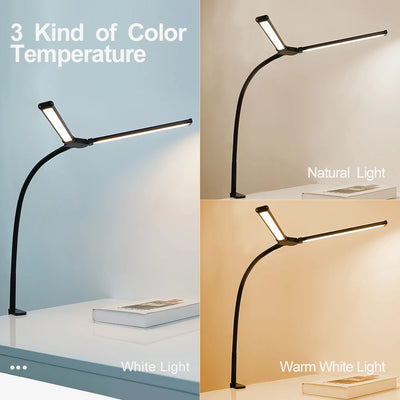 LED Desk Lamp with Stepless Dimming and Adjustable Brightness - Smarsty