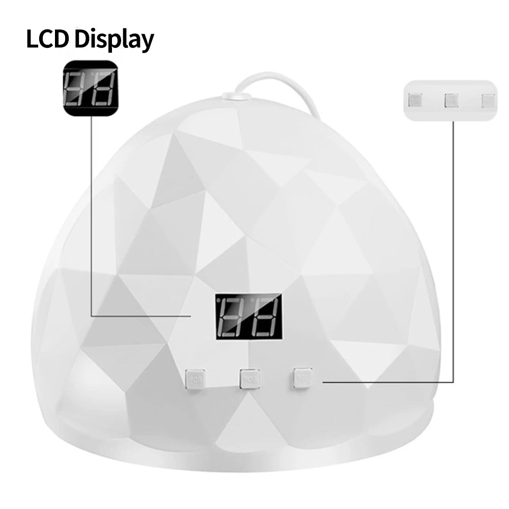 LULAA 88W Nail Dryer Lamp With Eye Protection - Smarsty