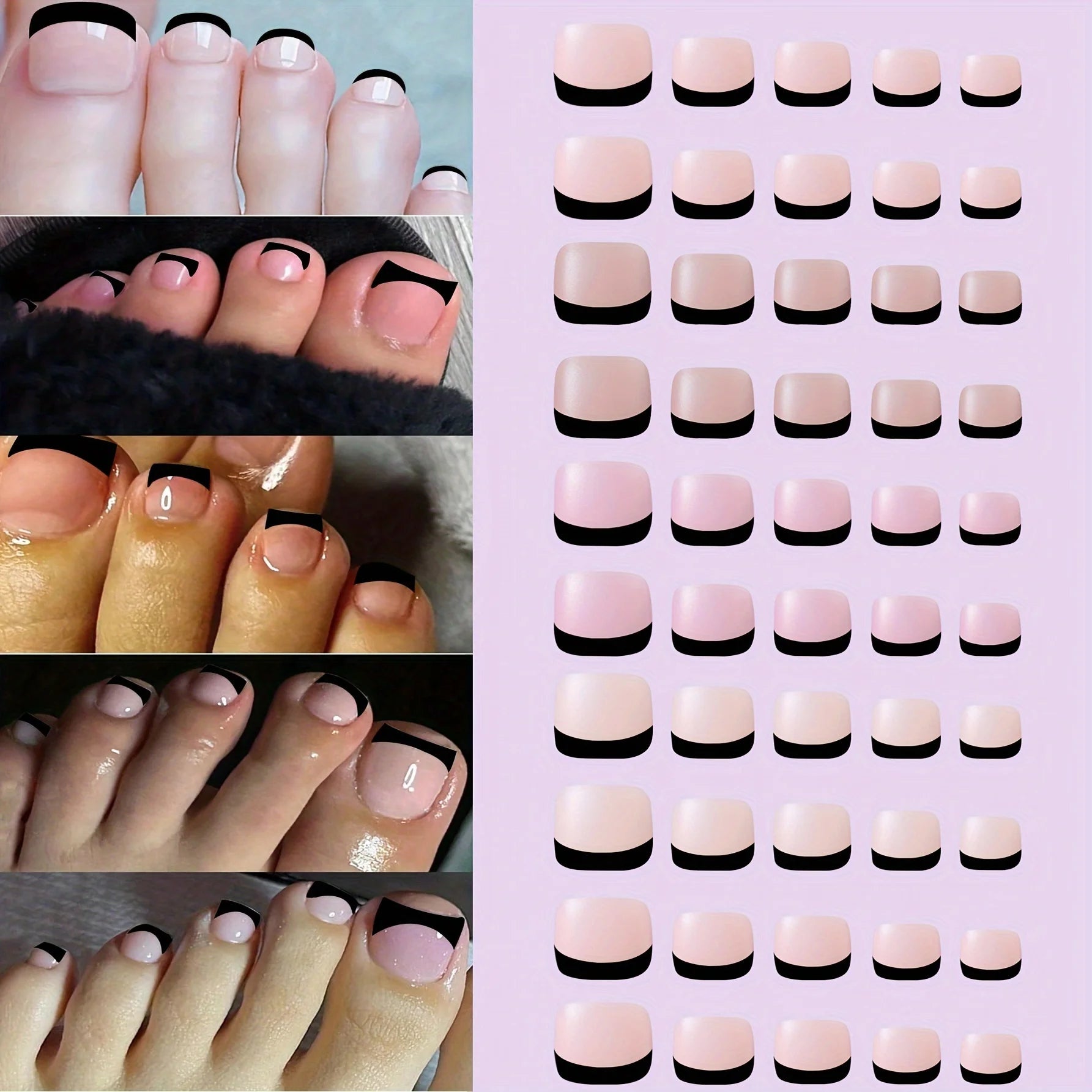 Medium Pink Candy Color Press On Nails Set - Smarsty