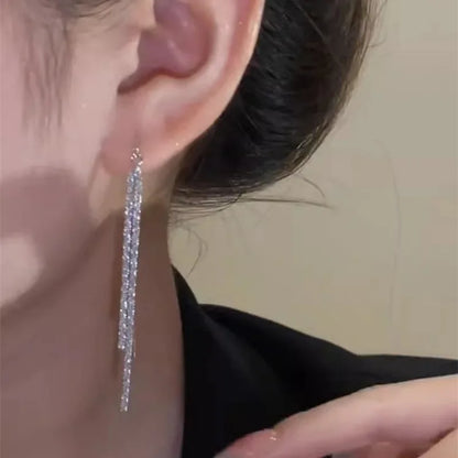 Long Tassel Chain Dangle Earrings for Trendy Women Jewelry - Smarsty