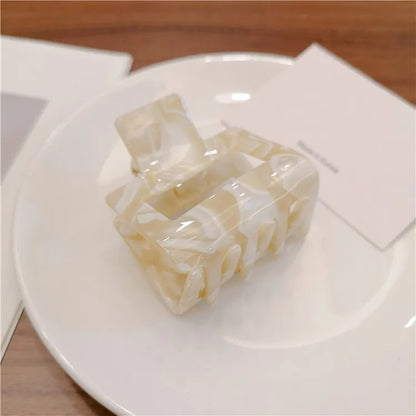 Acetate Leopard Hair Claw Clip Large Geometric Hold - Smarsty