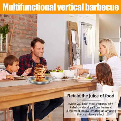 Stainless Steel Vertical Meat Skewer Grill Rack - Smarsty
