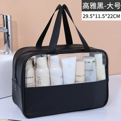 Transparent Travel Cosmetic Bag Large Capacity Waterproof - Smarsty