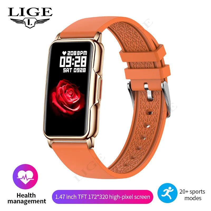 Waterproof Smartwatch for Men and Women with Heart Rate Tracker - Smarsty