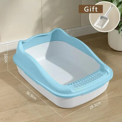 Small Cat Litter Box with Anti-Splash Design - Smarsty