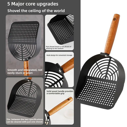 Long Handle Steel Cat Litter Scoop for Easy Cleaning - Smarsty