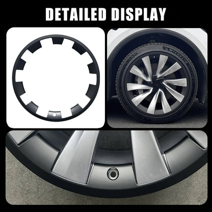 For Tesla Model Y Juniper 2025 20 Inch Rim Wheel Hub Protection Patch Protectors Helix 2.0 Wheel Guard Cover Auto Exterior ABS