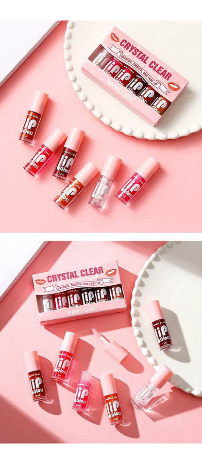 Magic Casa Hydrating Jelly Lip Oil Set of 6 - Smarsty