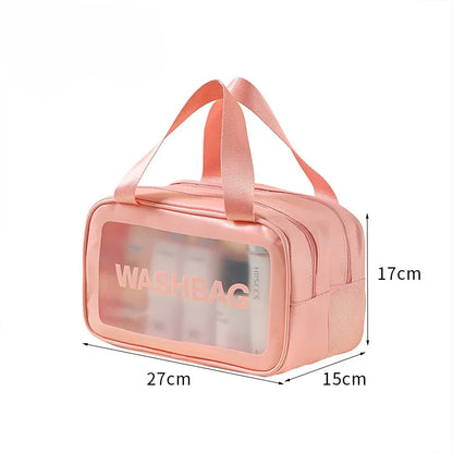Wet-dry separation makeup bag portable toiletry bag travel essentials large capacity storage bag fitness swimming essentials - Smarsty