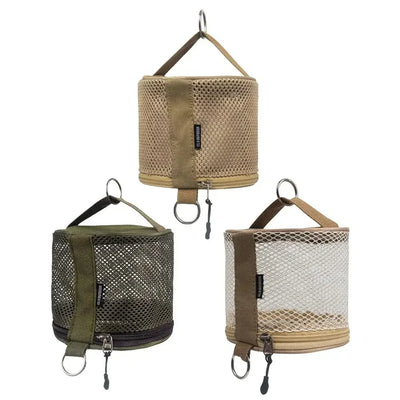 Outdoor camping tissue case roll paper storage bag with hook portable tissue holder tent hanging napkin holder camping supplies by Smarsty