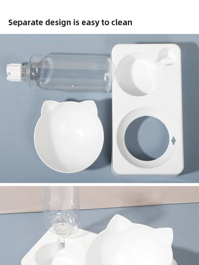 Tilted Pet Bowl for Healthy Eating and Comfort - Smarsty