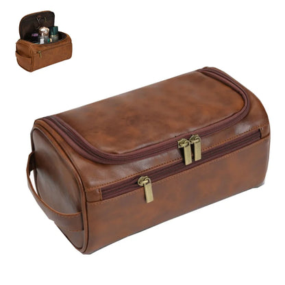 Men Luxury Toiletry Bag Travel Organizer With Hanging Hook - Smarsty
