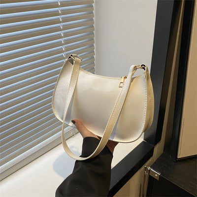 Retro PU Leather Shoulder Bag For Women Everyday Use - Smarsty
