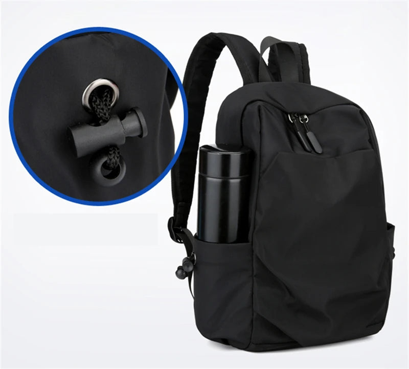 Sport Mini Men's Backpack Fashion Small Black Travel Rucksack Shoulder School Bag Canvas Designer Sports Backpacks Mochila Bags
