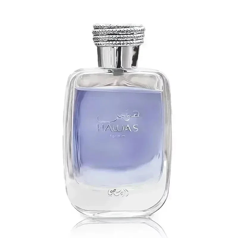 Hawas men's cologne – eau de toilette spray 100ml (3.4oz), premium Arab perfume