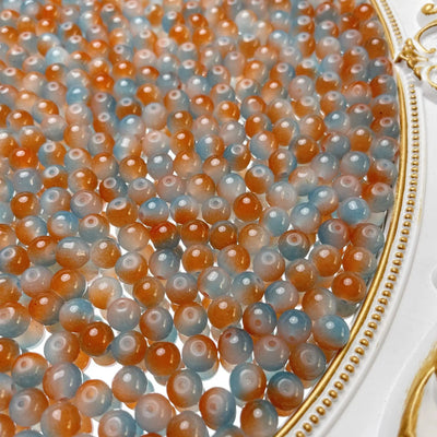 8mm Multicolor Glass Beads for Handmade Jewelry - Smarsty
