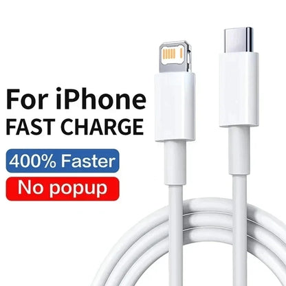 20W PD USB to Lighting USB C to Lighting Fast Charger Cable For Apple iPhone 14 13 12 11 Pro Max X XR Plus iPad Data Sync Line - Smarsty