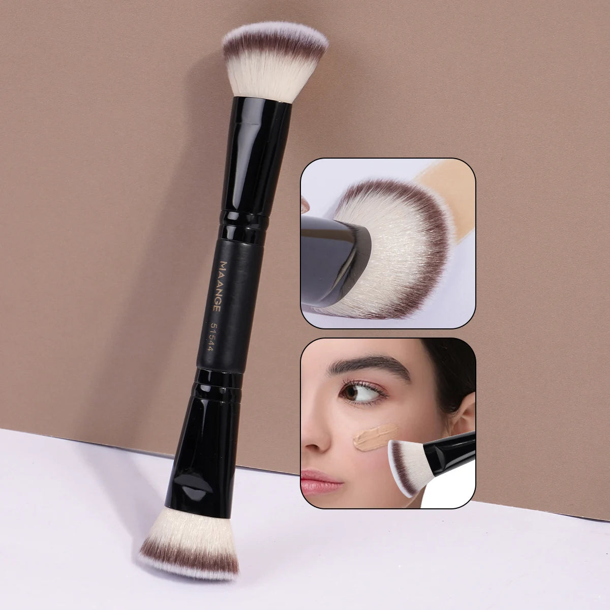 MAANGE Double Head Makeup Brush for Flawless Blending - Smarsty