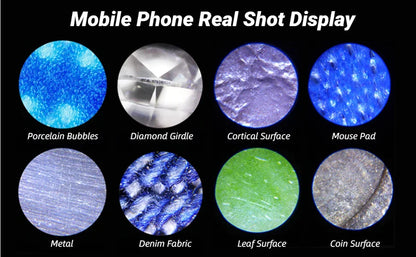 60X Zoom Magnifying Glass with LED Light - Smarsty