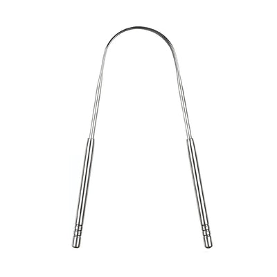 Premium 1pcs/3pcs Metal Tongue Scraper Cleaner for Adults & Kids, Portable Stainless Steel Tongue Scrapers Brushes for Removing - Smarsty