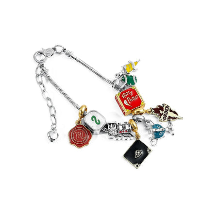Hogwarts Slytherin Charm Bracelet DIY Fan Gift - Smarsty