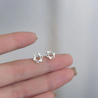 Hypoallergenic Heart Stud Earrings Minimalist Daily Wear - Smarsty