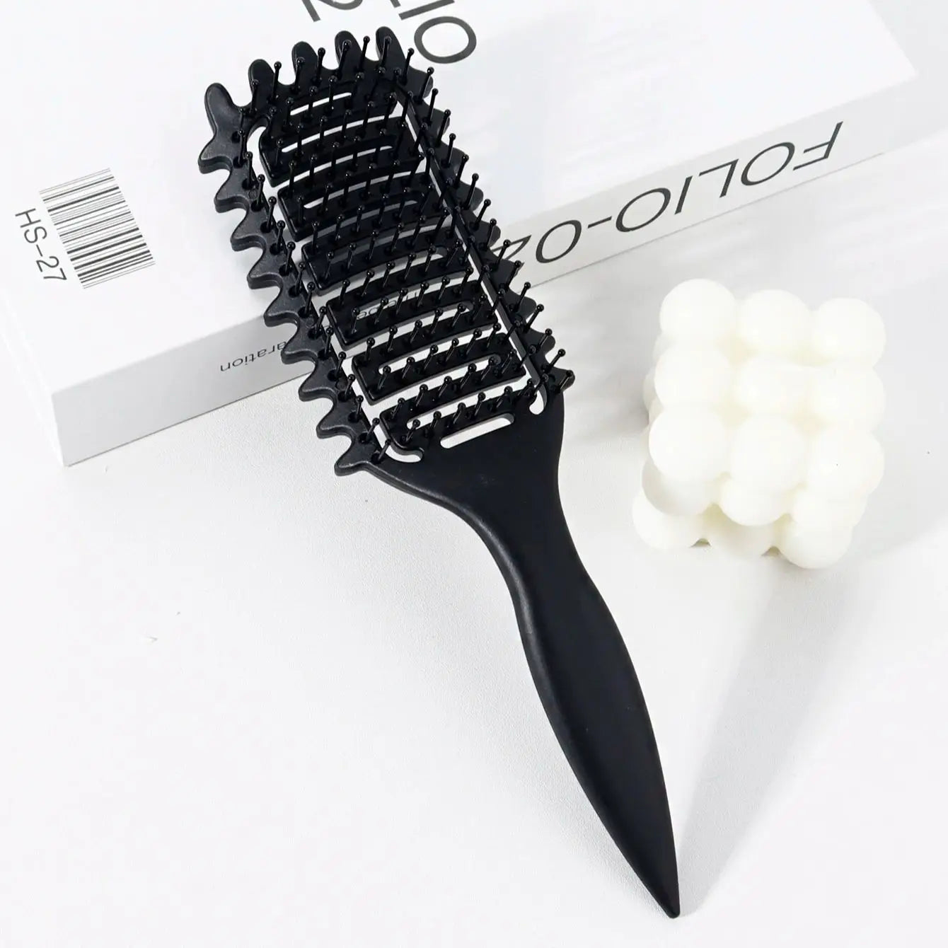 Curly Hair Styling Brush with Nylon Bristles - Smarsty