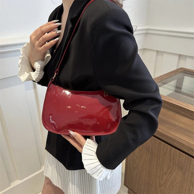 PU Leather Shoulder Bag For Women Retro Fashion Casual - Smarsty