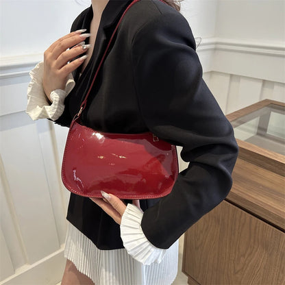 PU Leather Shoulder Bag For Women Retro Fashion Casual - Smarsty