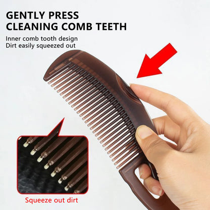 Self-Cleaning Dandruff Removal Hair Comb for Scalp Care - Smarsty