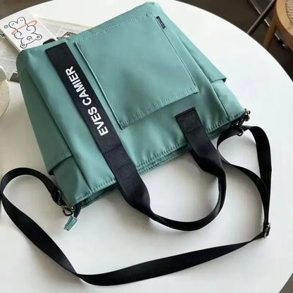 Casual Large Capacity Tote Bag Nylon Waterproof Everyday - Smarsty