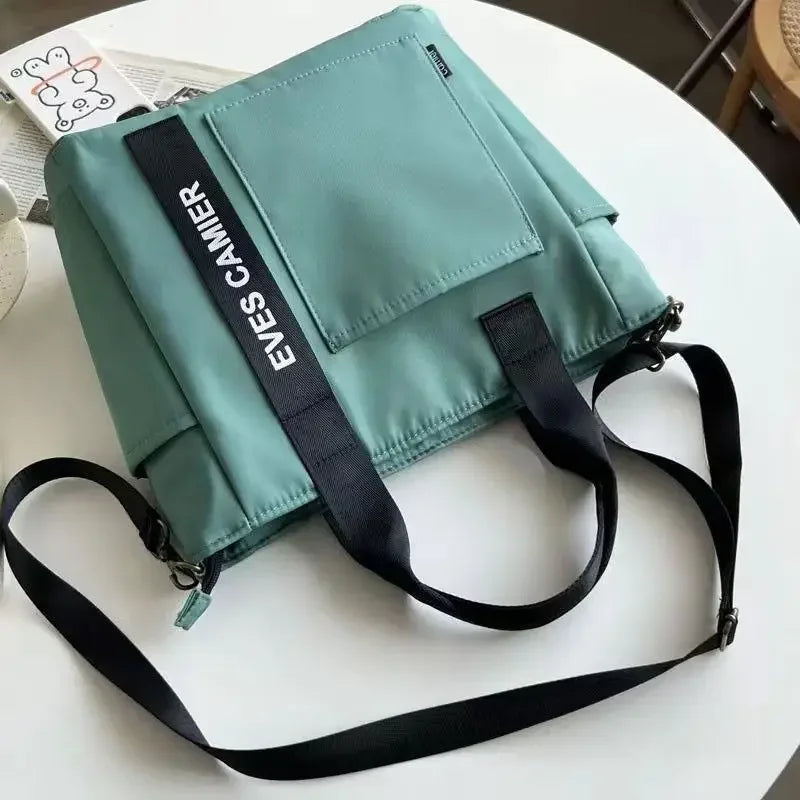 Casual Large Capacity Tote Bag Nylon Waterproof Everyday - Smarsty