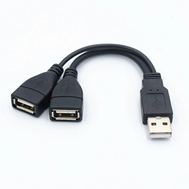 USB 2.0 Extension Cable Splitter for Dual Connectivity - Smarsty