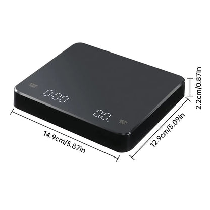 Digital Coffee Scale with Timer and LED Display - Smarsty