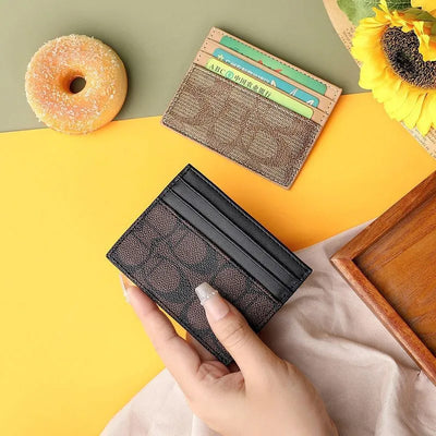 Luxury Design Wallets for Women Multi-Function Card Holder PU Leather Female Small Card Bag Short Women's Purse - Smarsty