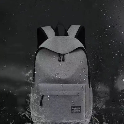 Trendy Men's Minimalist Backpack Versatile Backpack Large Capacity School Student Computer Travel Bag Washable Unisex Backpack - Smarsty